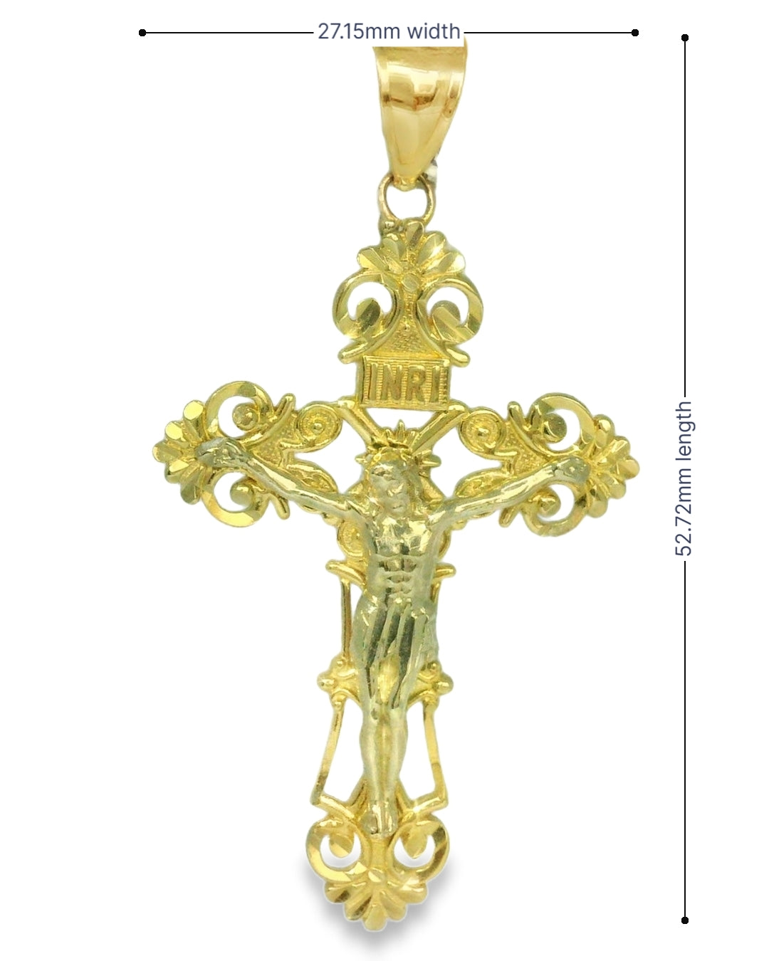 14K TWO TONE GOLD JESUS CHRIST FAMILY