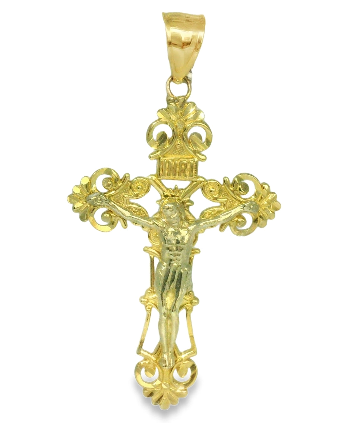 14K TWO TONE GOLD JESUS CHRIST FAMILY