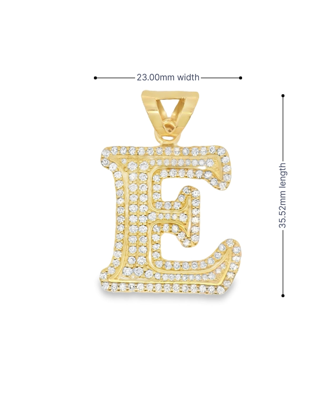 14K YELLOW GOLD LAB GROWN VVS 1.0CTW E PENDANT