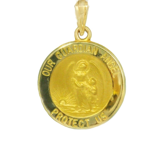 14K YELLOW GOLD OUR GUARDIAN ANGEL CHARM FAMILY