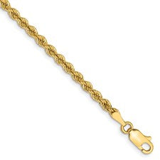 14K YELLOW GOLD SOLID ROPE CHAIN 3.95MM 26" UNISEX