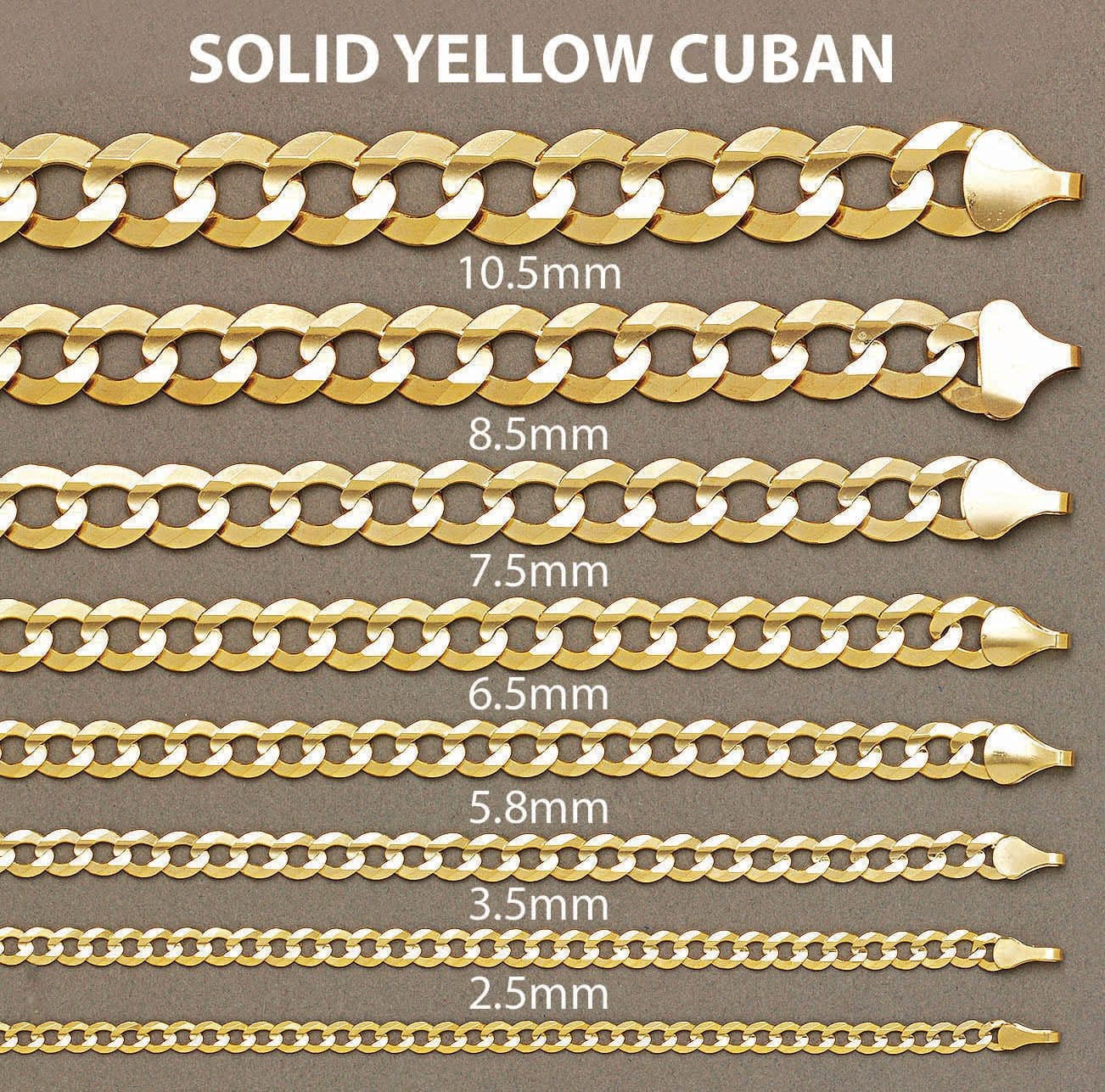 14K YELLOW GOLD SOLID CONCAVE CUBAN 24" 8.46MM 28.8G